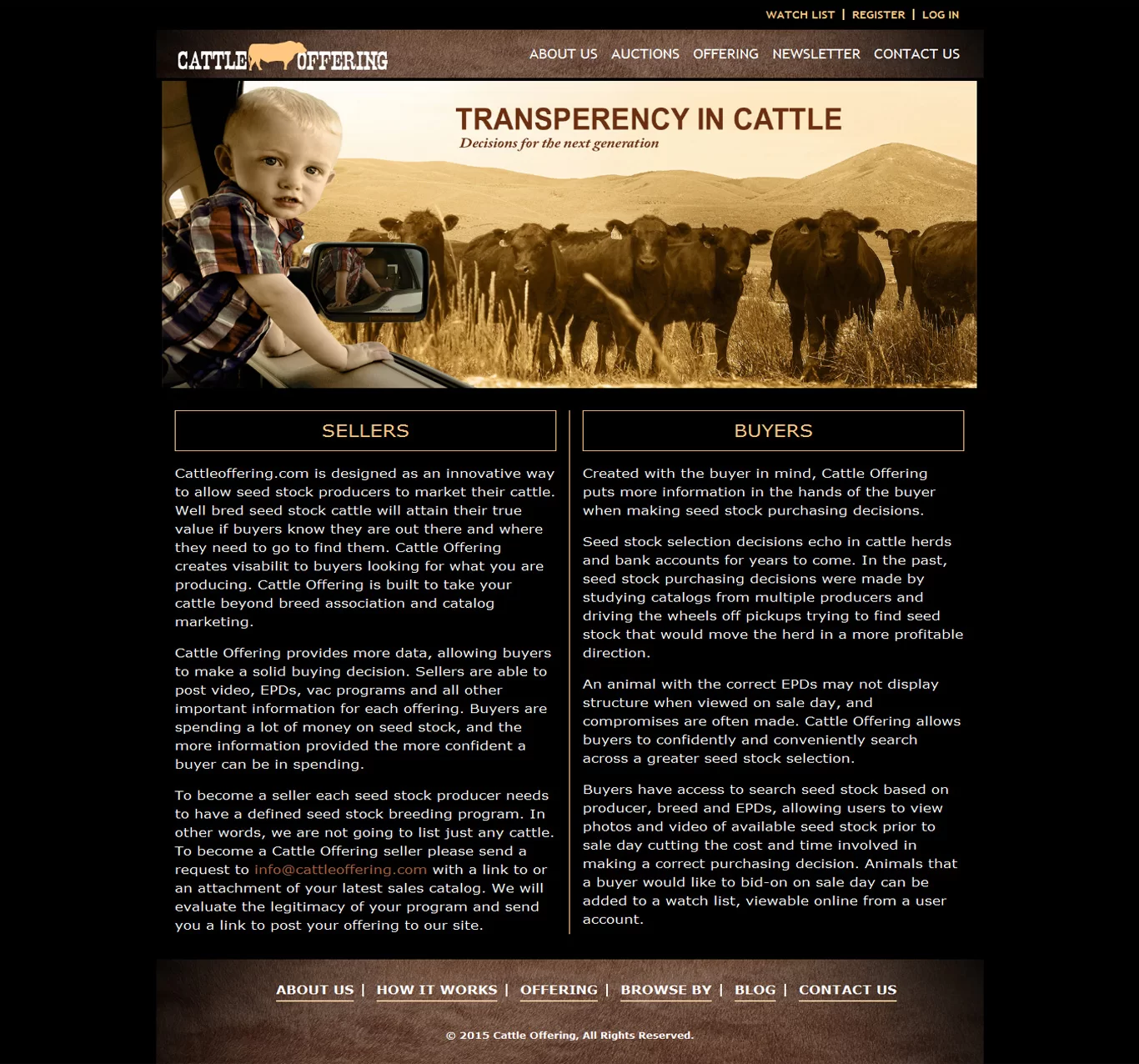 Cattle Offering
