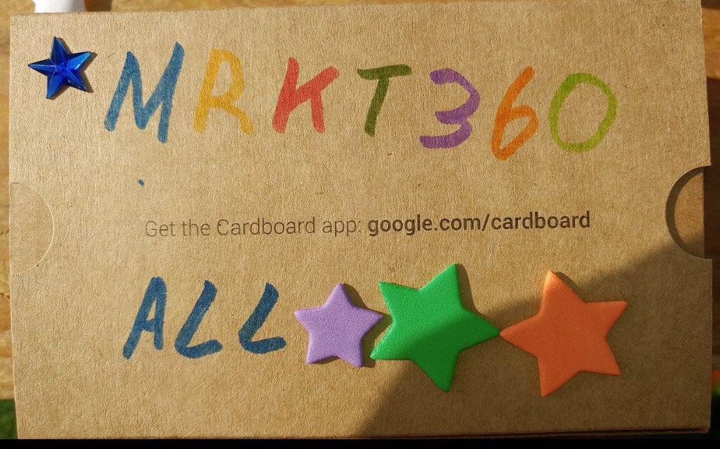 Mrkt360 got a chance to create their personalized virtual reality lens