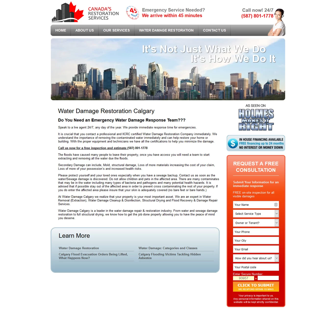 Water Damage Calgary