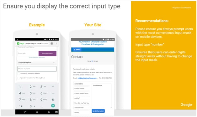 Input type