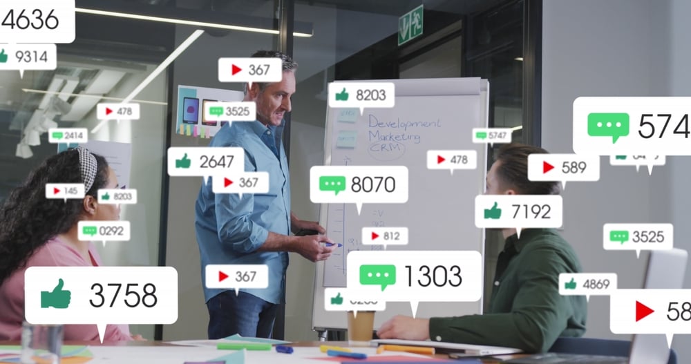 Managing franchise social media