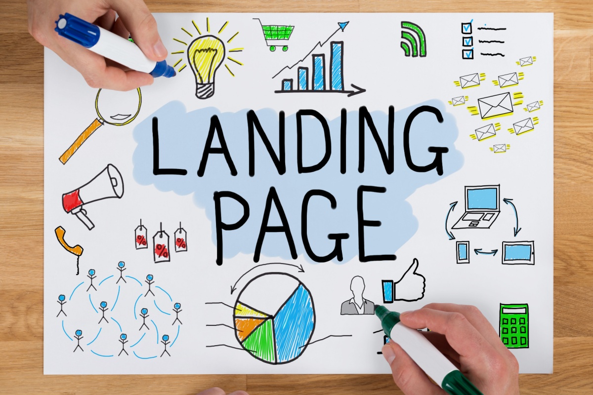 Landing page graphic