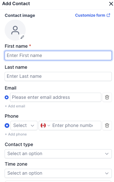 add a contact in gohighlevel