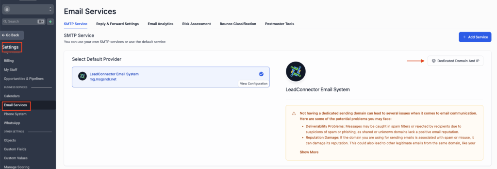 Email domain