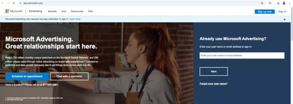 Microsoft Advertising Account Creation Guide