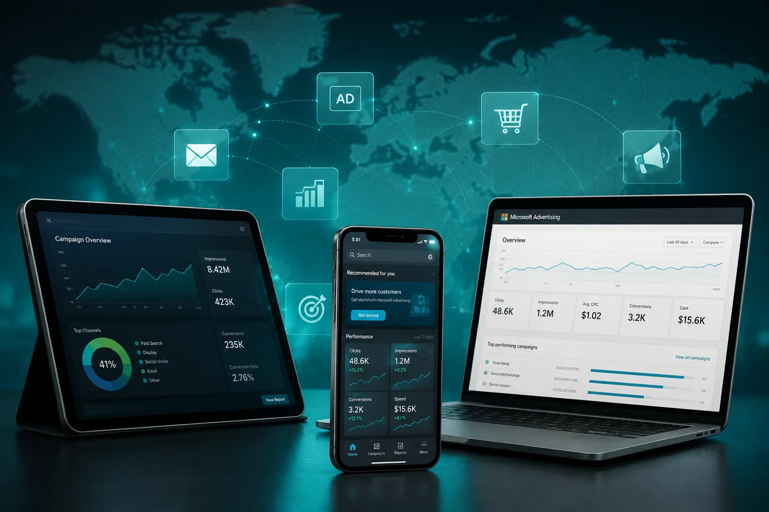 Microsoft Advertising Search Network Reach