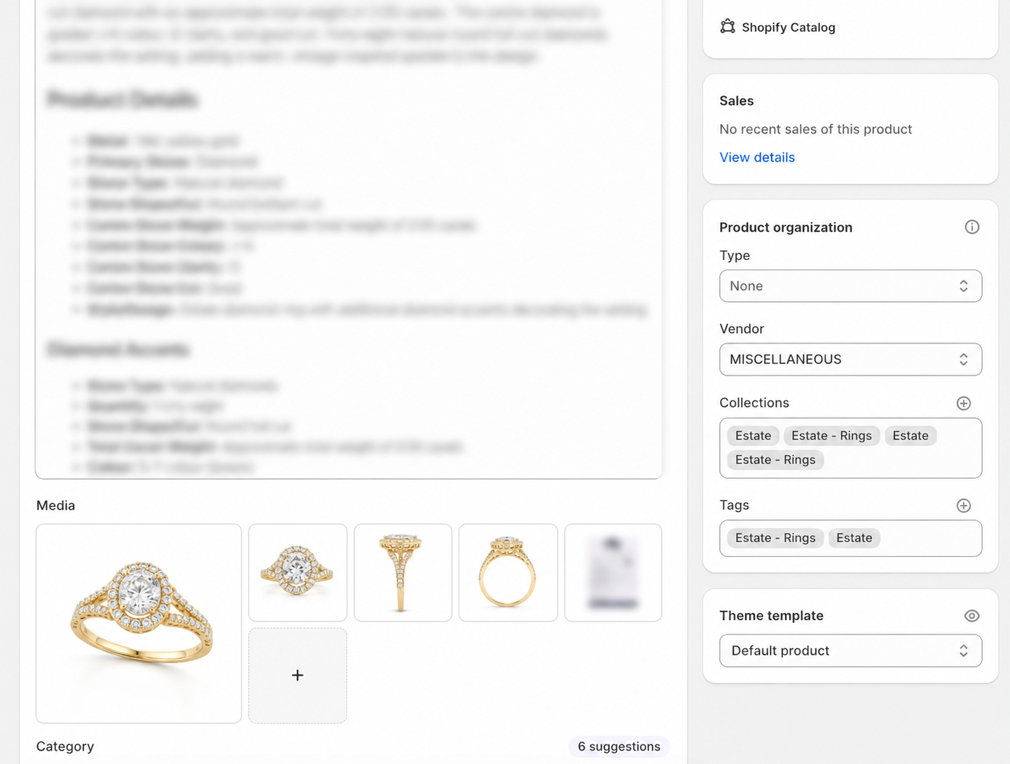 Jewelry Shopify Description